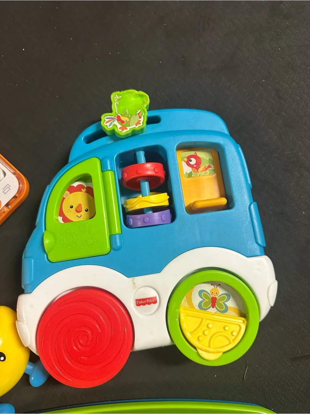Fisher-Price Bright Blue, Green, Yellow, Purple and Orange Activity Toy Bundle